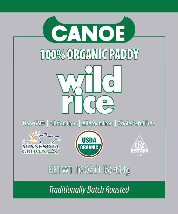 100% Organic Minnesota Paddy Wild Rice