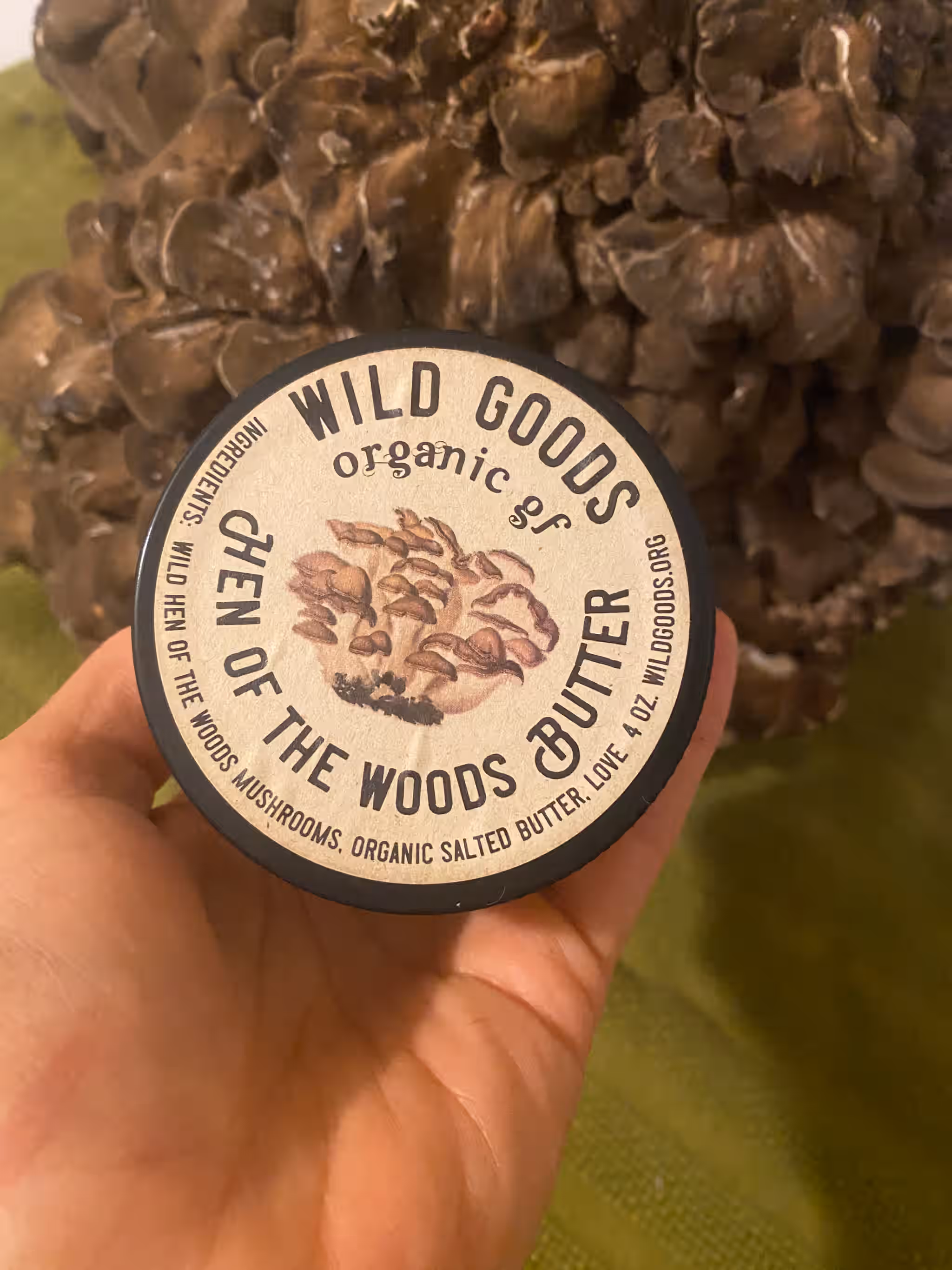 Organic Hen of the Woods Butter