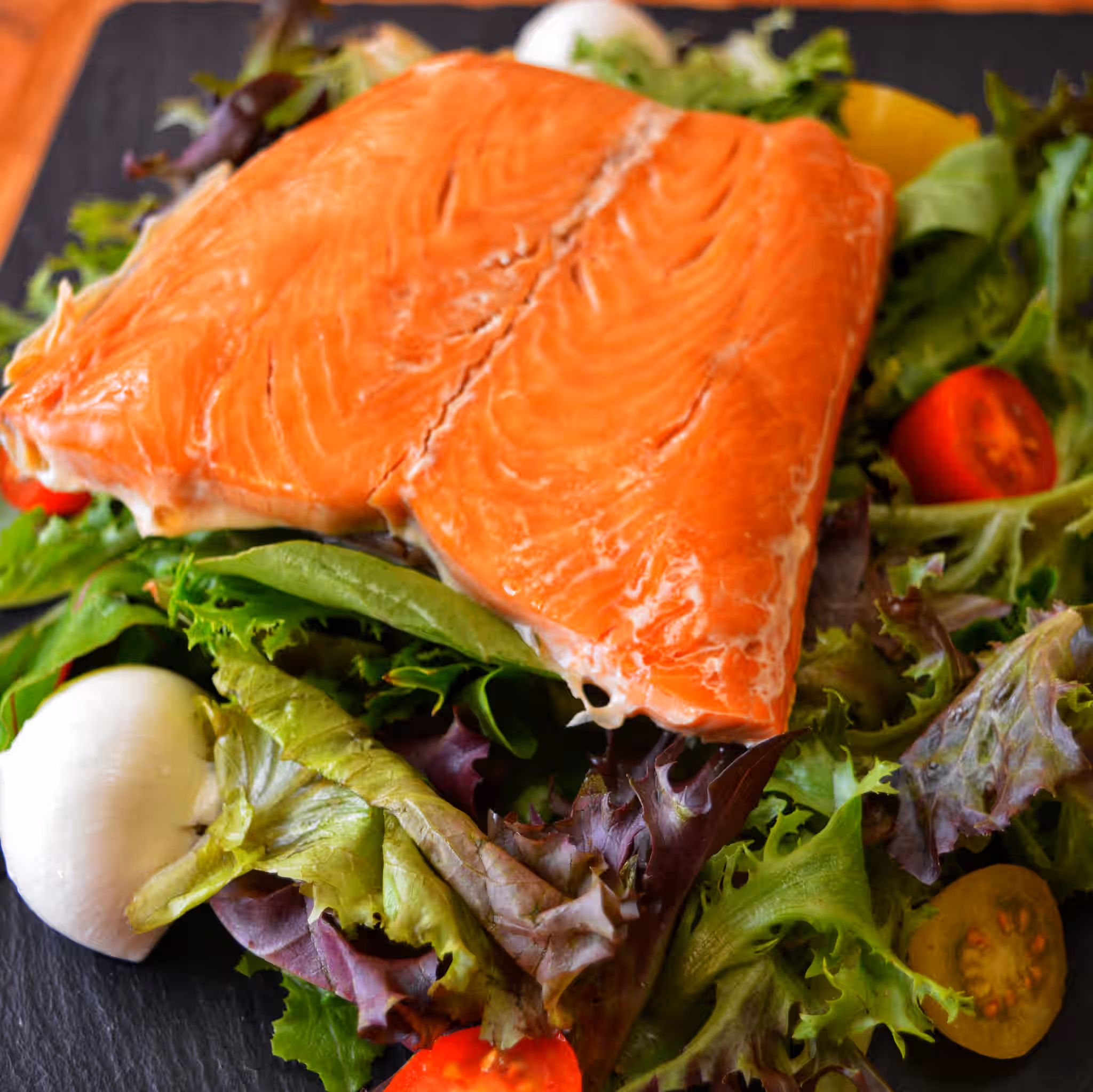 Wild Caught Canadian Pacific Smoked King Salmon Filet - Fully Cooked and Ready to Eat 8 oz Premium Smoked Fish