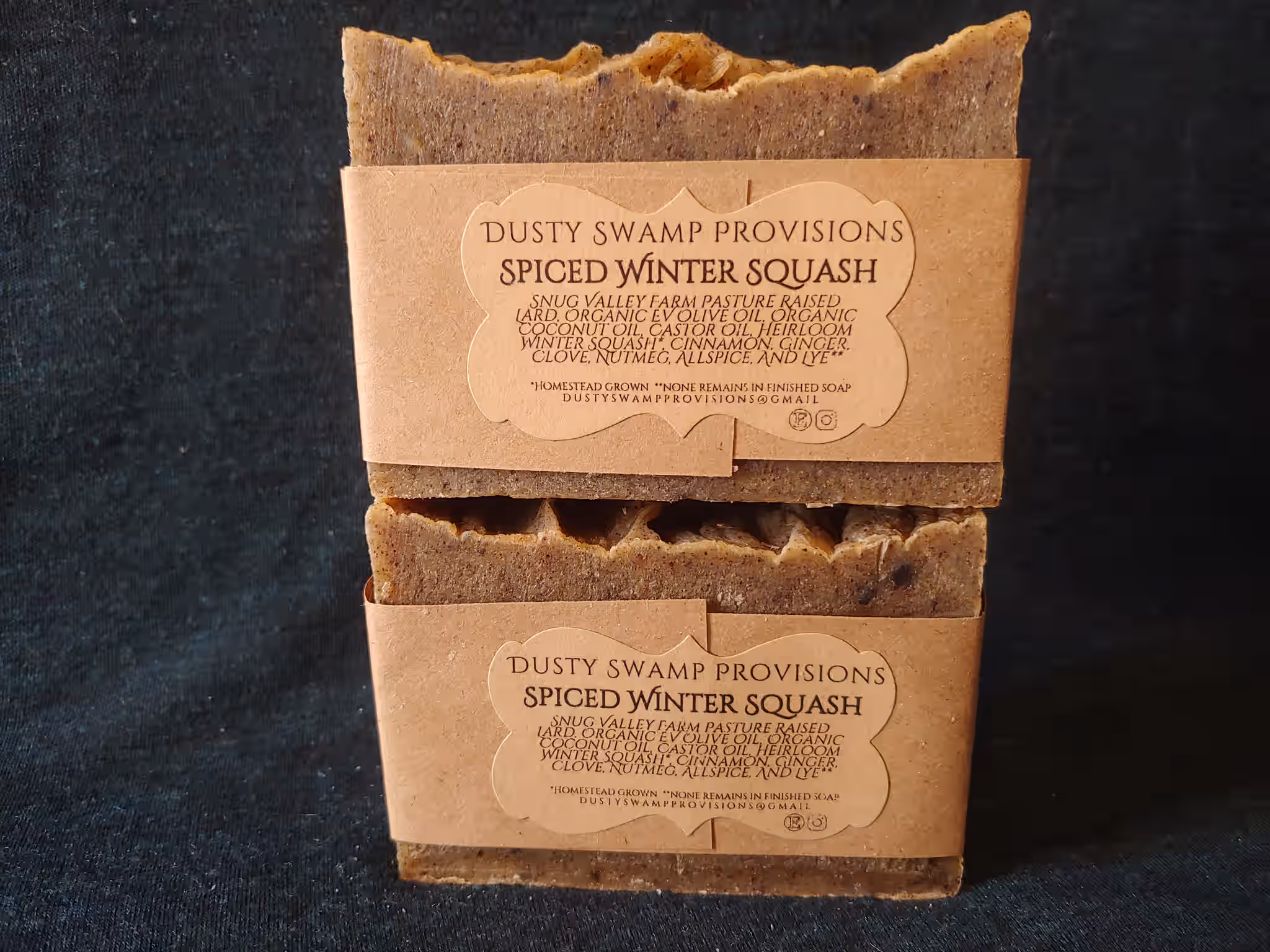 Spiced Winter Squash Lard Soap