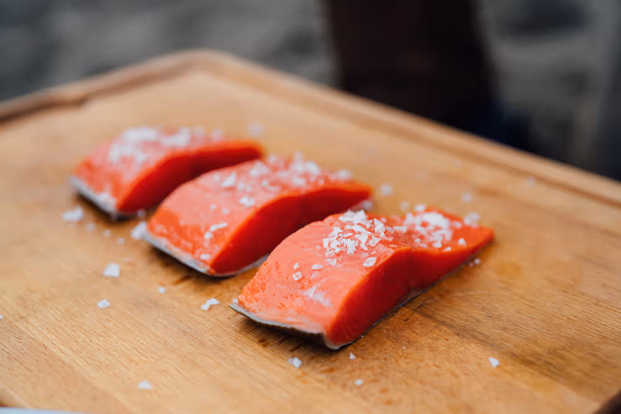 Hand-Cut Wild Sockeye Portions 3 Hand-Cut Wild Sockeye Portions