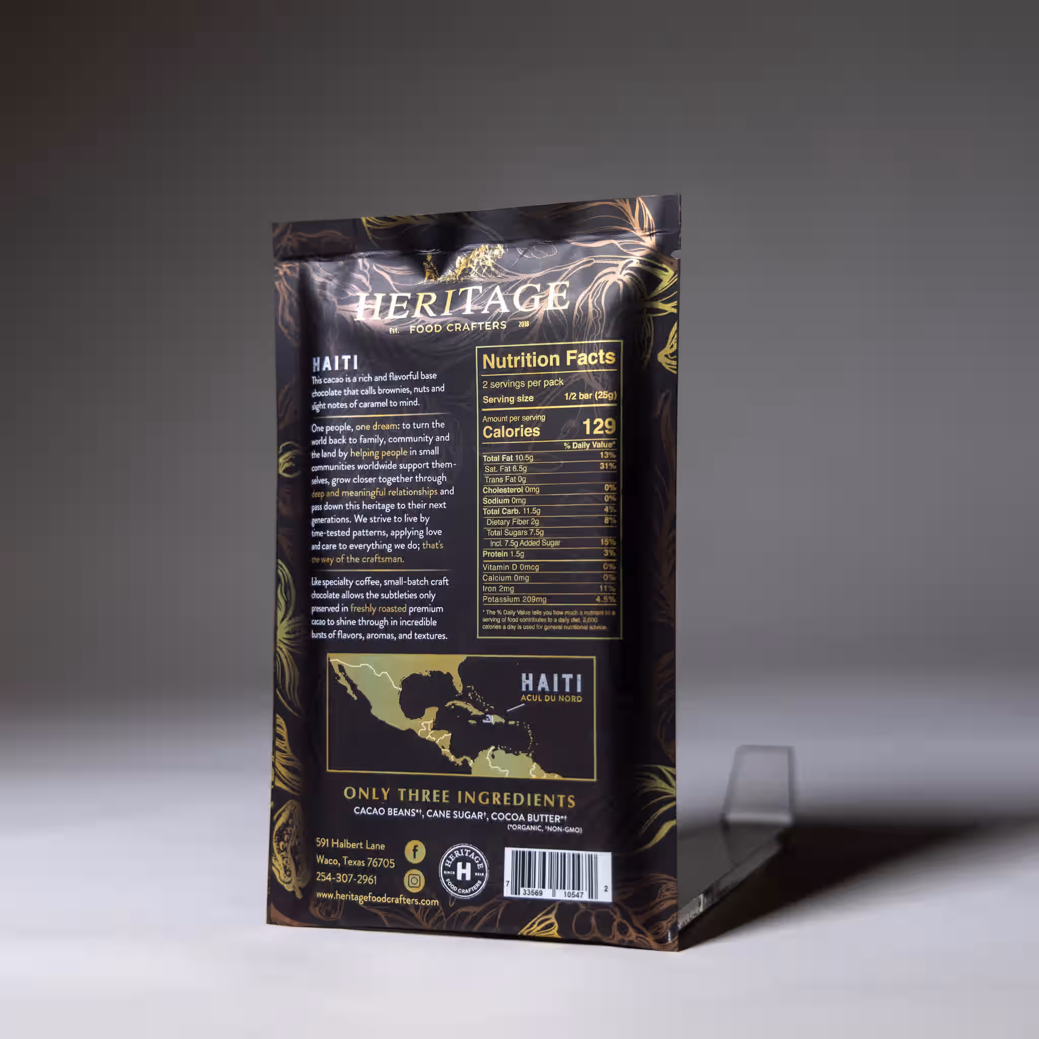 70% Haiti - Single Origin Chocolate Bar