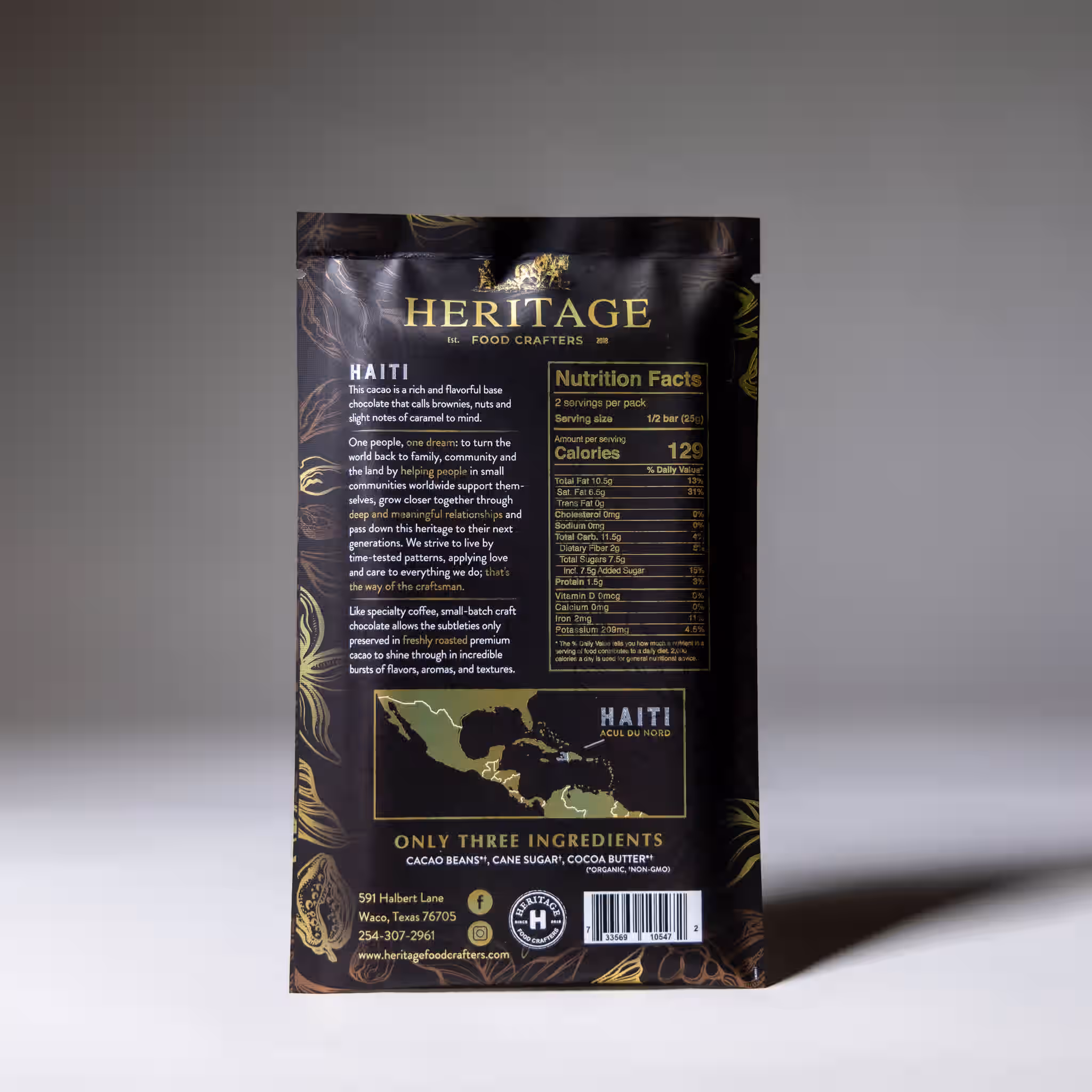 70% Haiti - Single Origin Chocolate Bar 3 70% Haiti - Single Origin Chocolate Bar