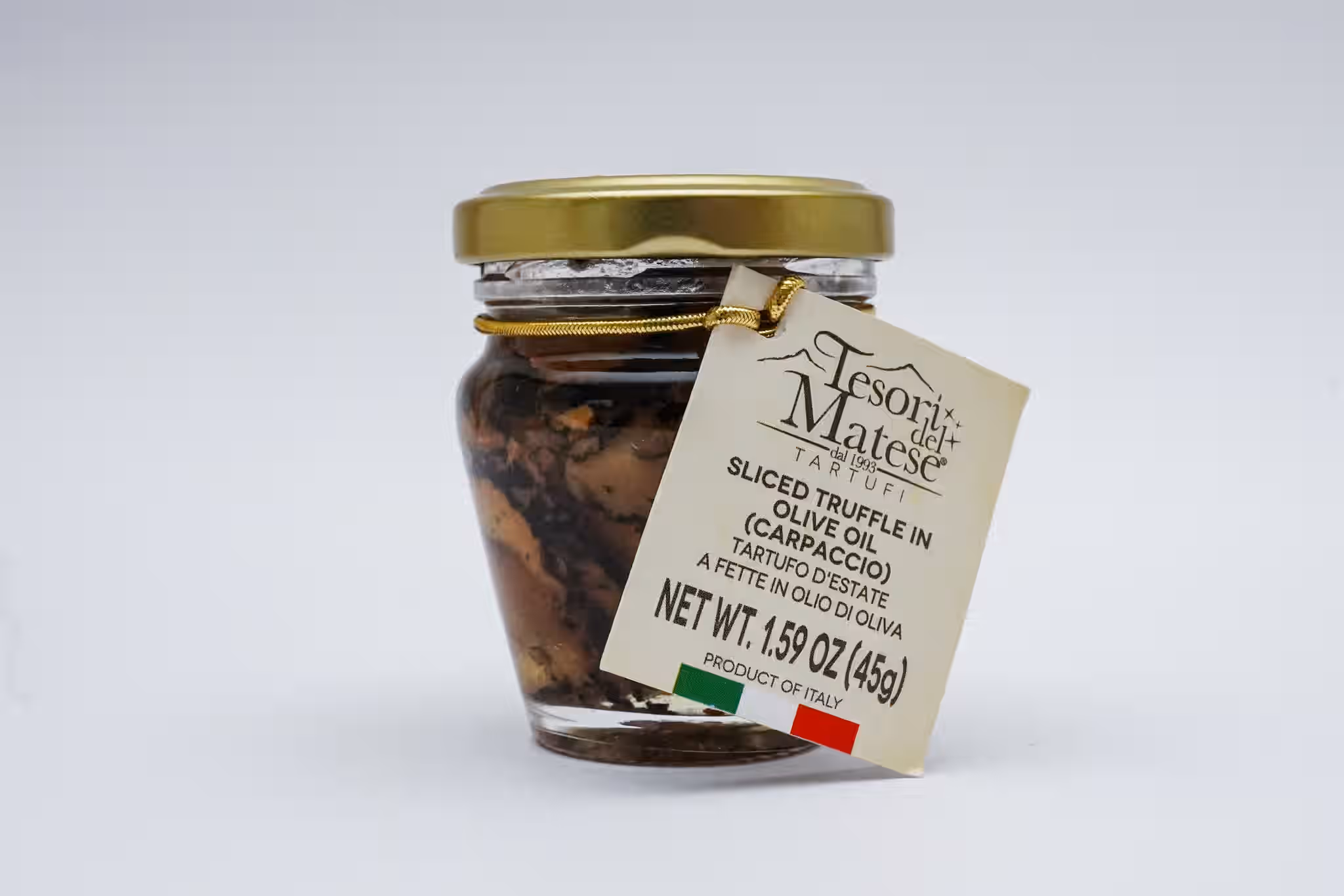 Sliced Black Truffle In Olive Oil - Carpaccio 1.59OZ / 45 gr