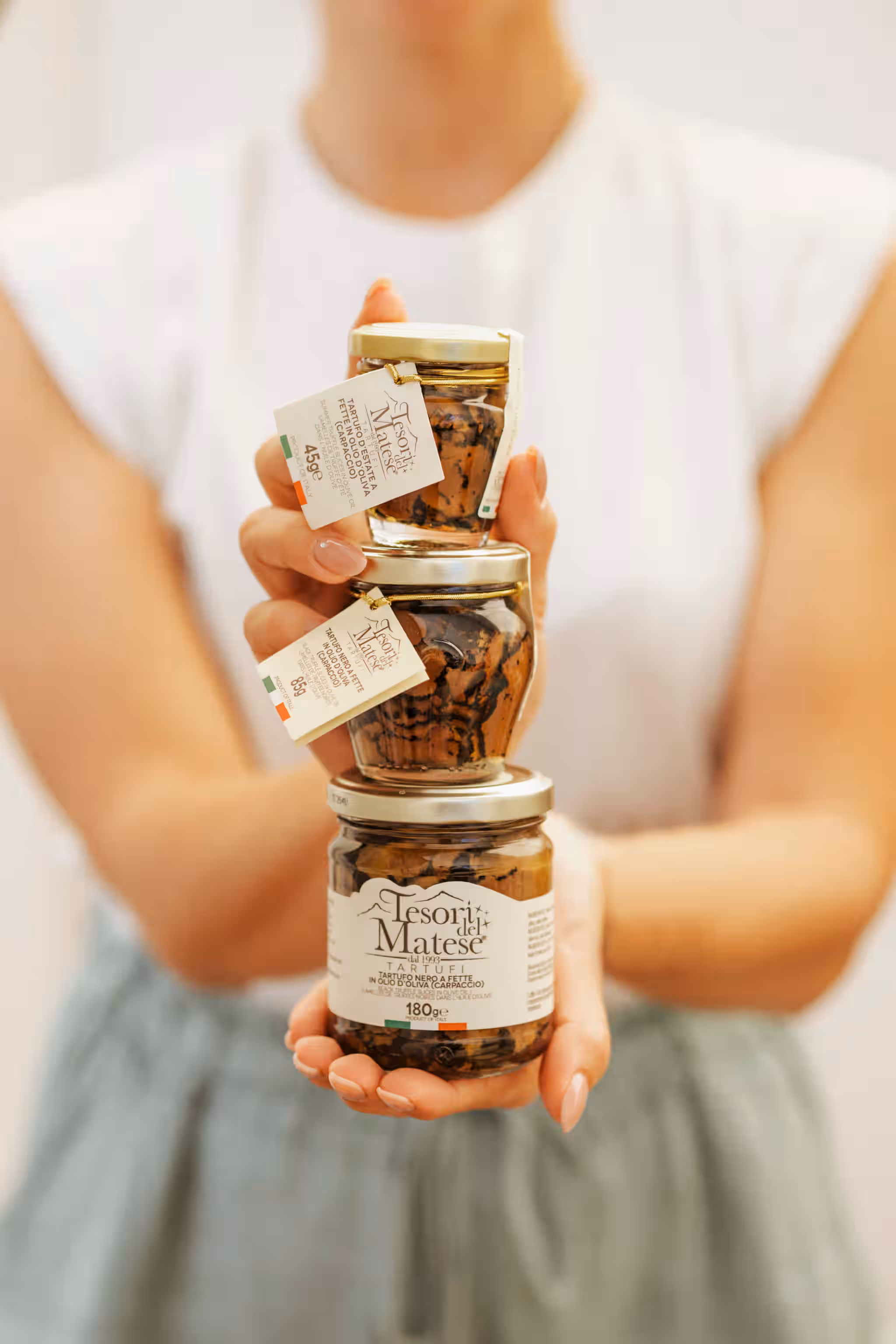 Sliced Black Truffle In Olive Oil - Carpaccio 1.59OZ / 45 gr