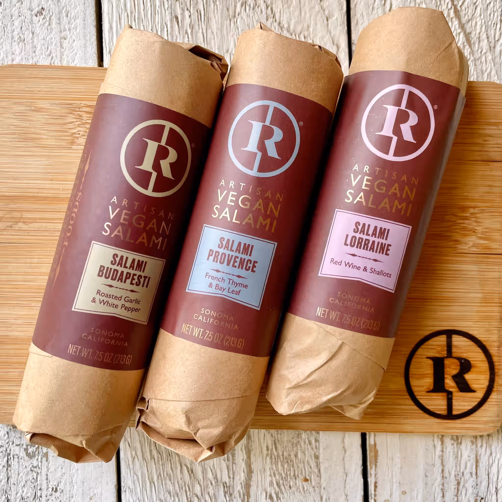 Plant-Based French/Hungarian Salami 3-Pack