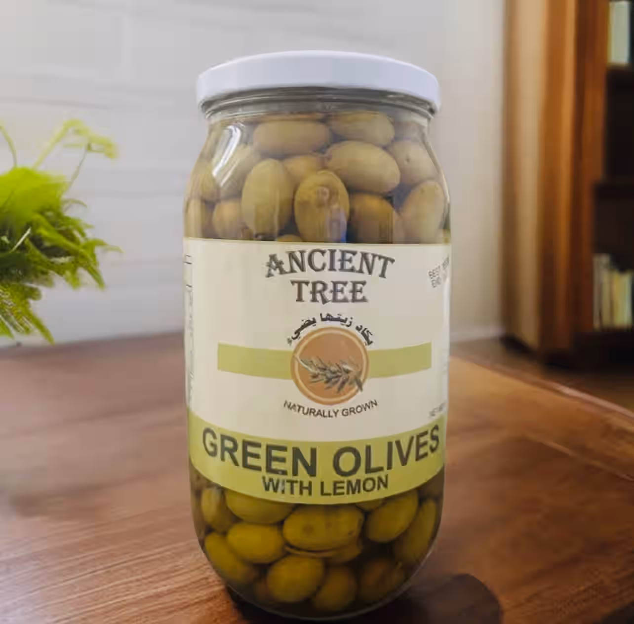 Ancient Tree Green Olives with Lemon