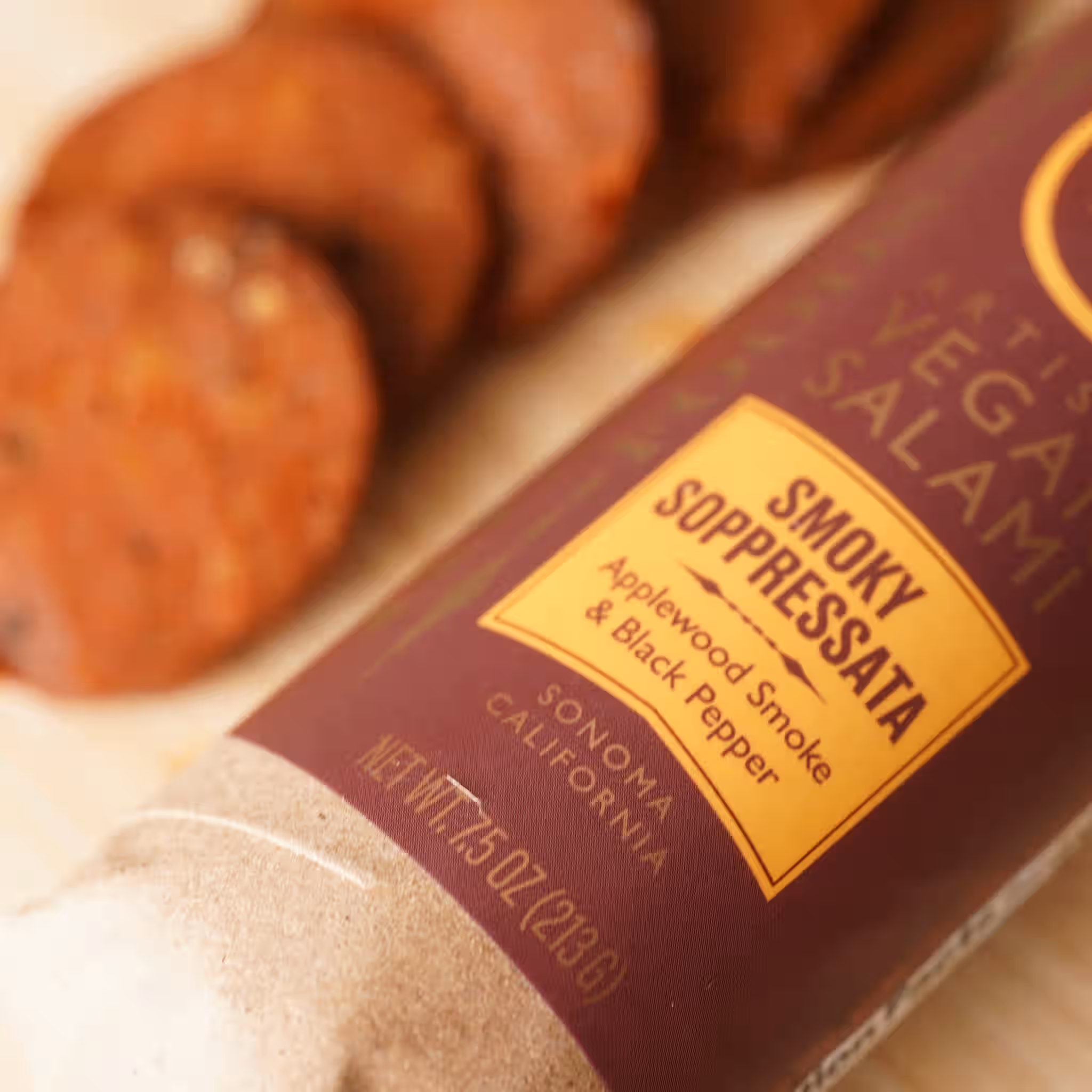 Plant-Based Smoky Salami Soppressata 3-Pack