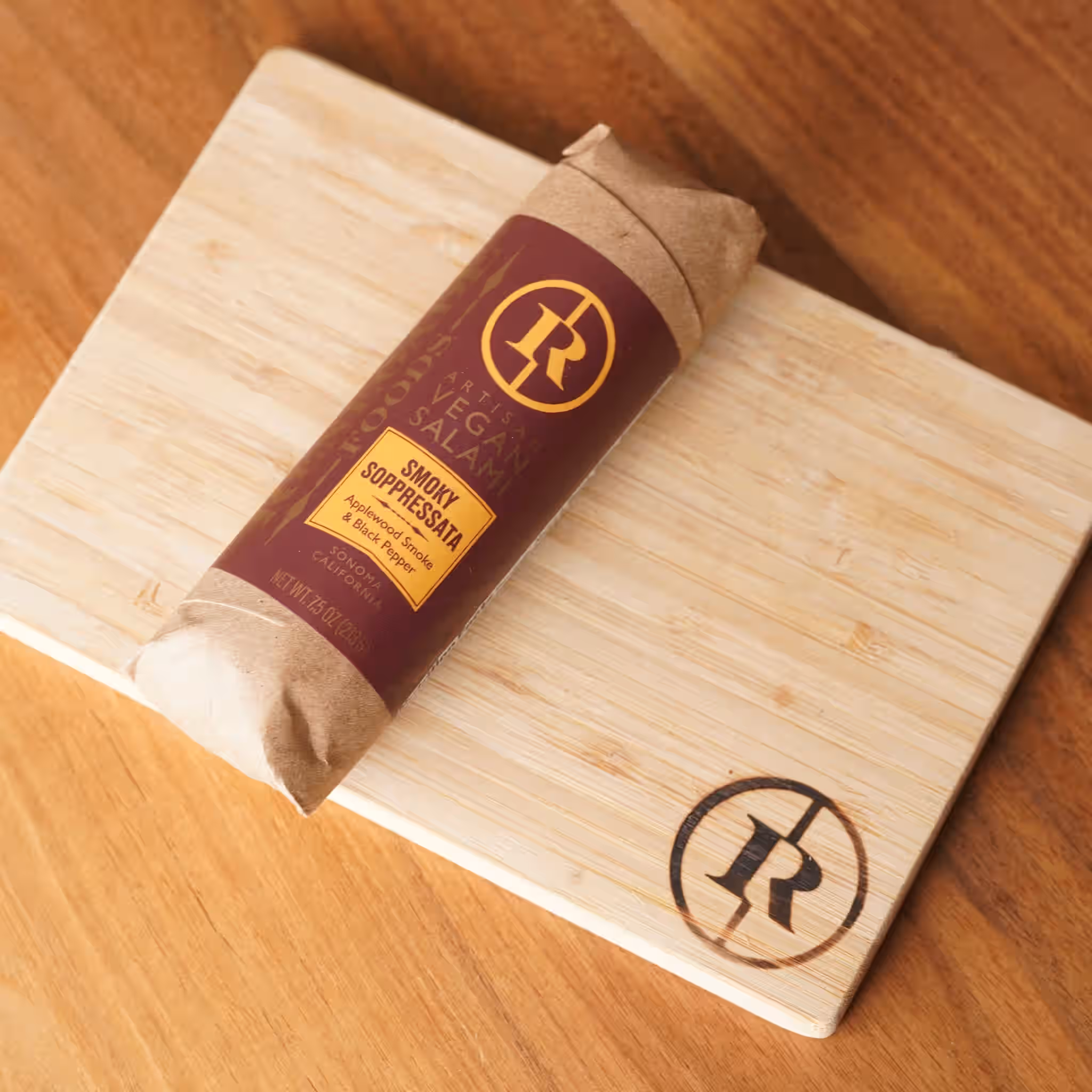 Plant-Based Smoky Salami Soppressata 3-Pack 4 Plant-Based Smoky Salami Soppressata 3-Pack