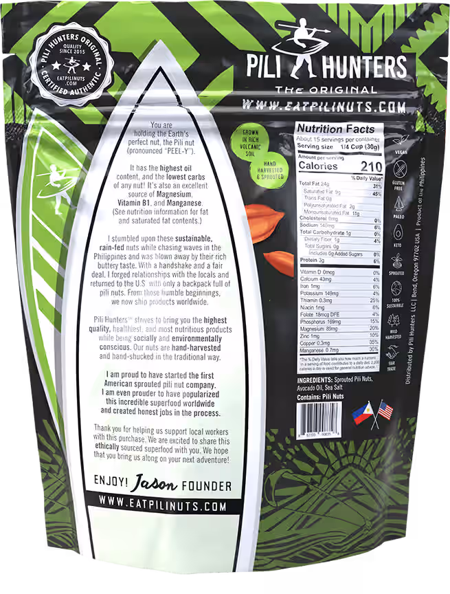 Pili Hunters‚Ñ¢ Healthy Avocado Oil Pili Nuts