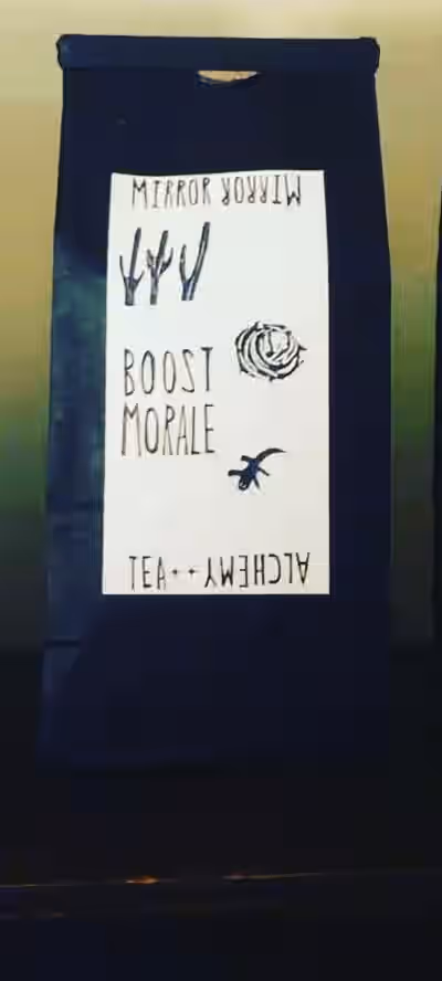 boost morale black tea blend large bag- improves mood, energy + strongly antiinflammatory