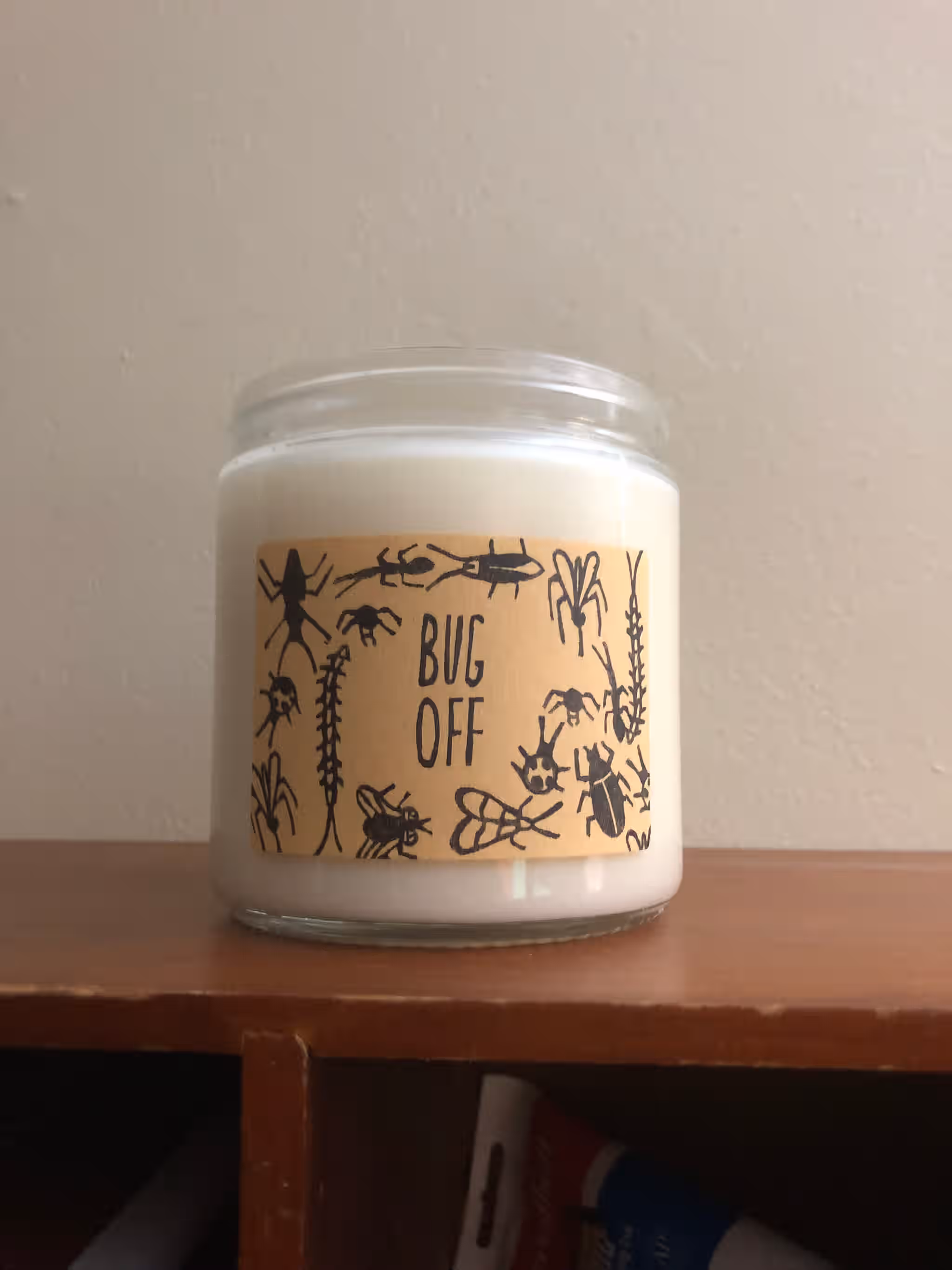 all natural essential oil outdoor bug candle 16oz