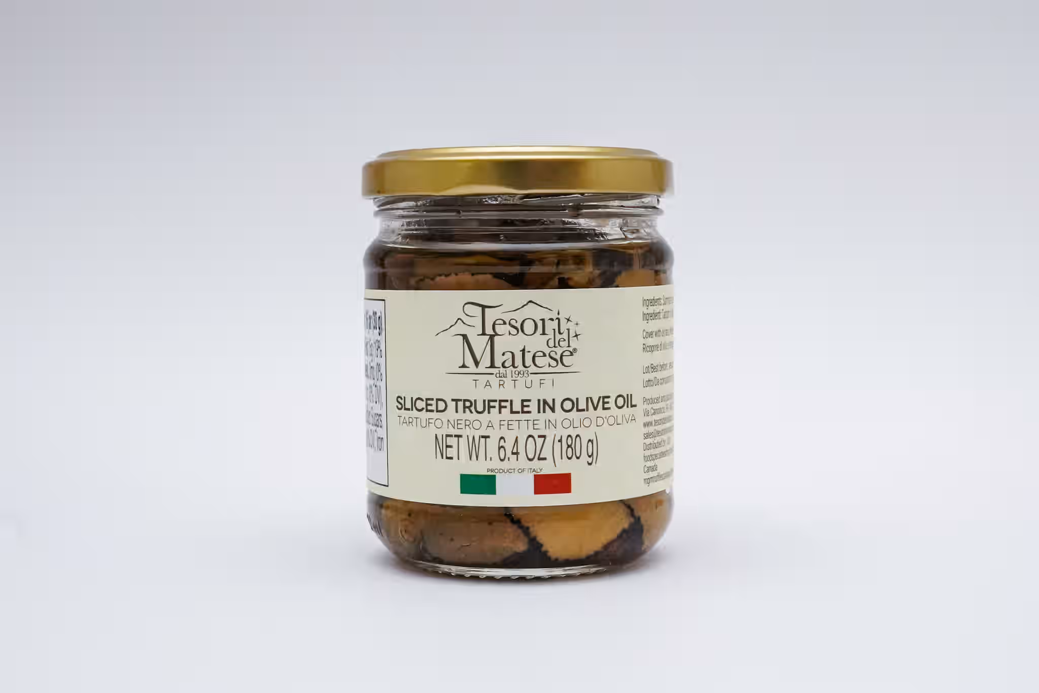 Sliced Black Truffle In Olive Oil - Carpaccio 6.4 OZ/180 g