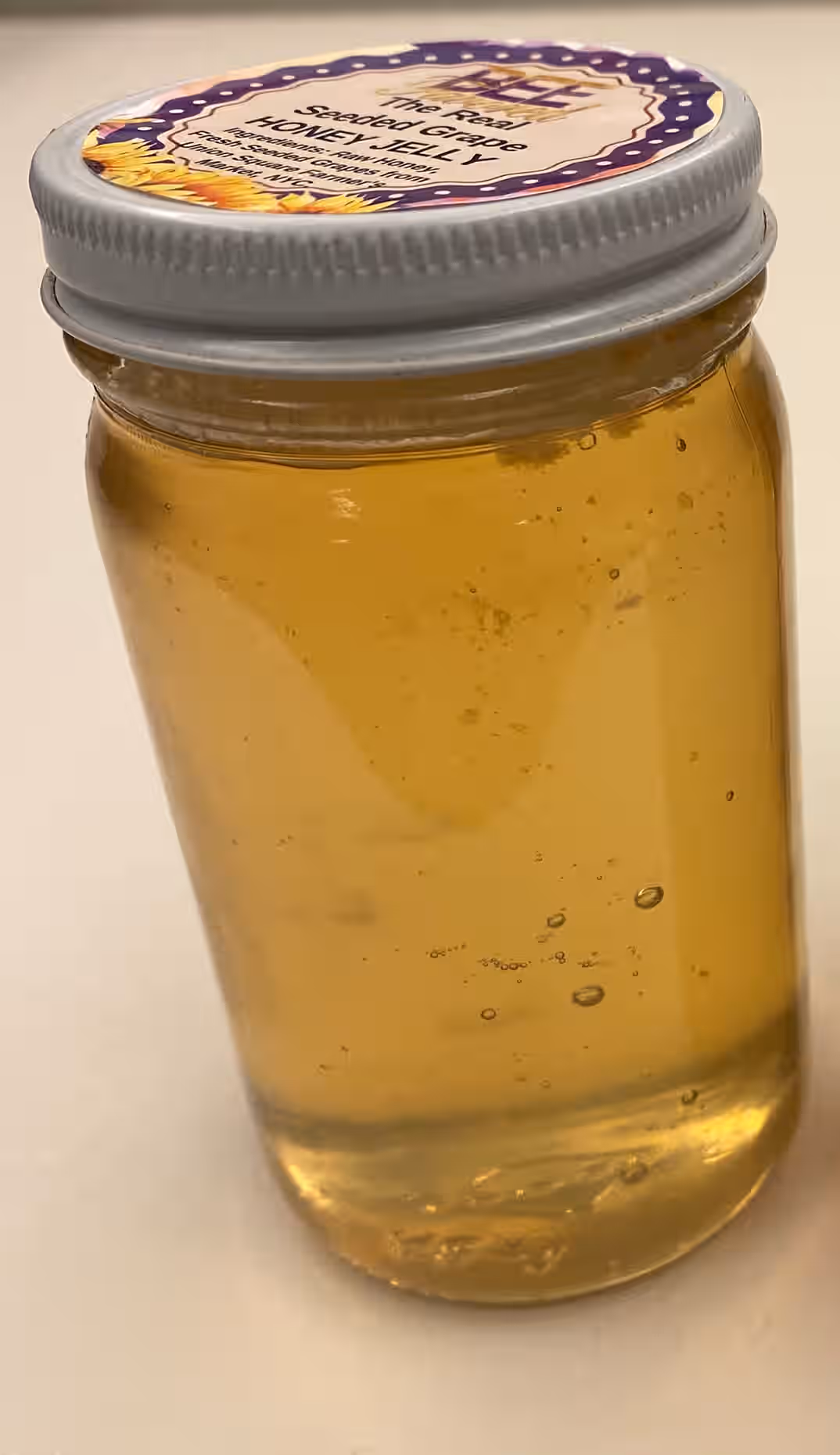 The Real Seeded Green Grape Honey Jelly - Kid's Favorite