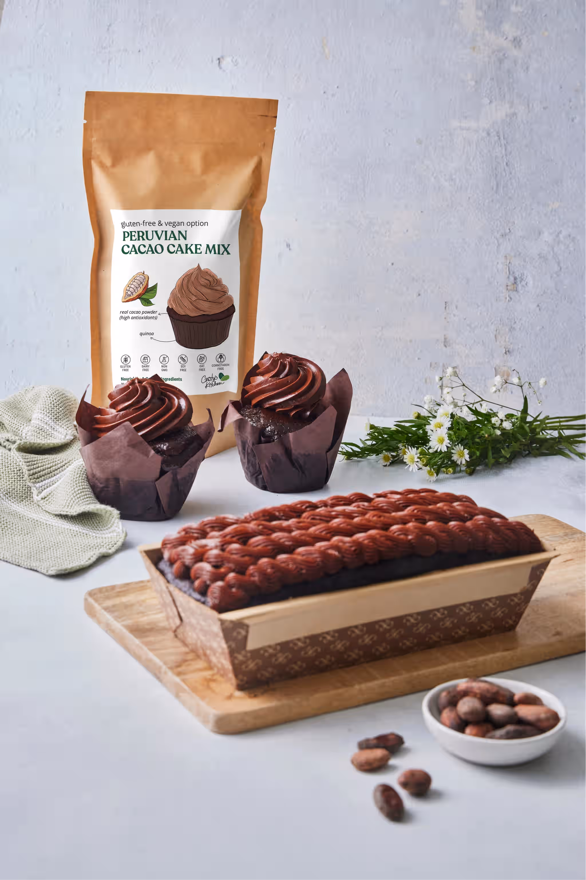 Peruvian Cacao Cake Mix Cristy's Kitchen