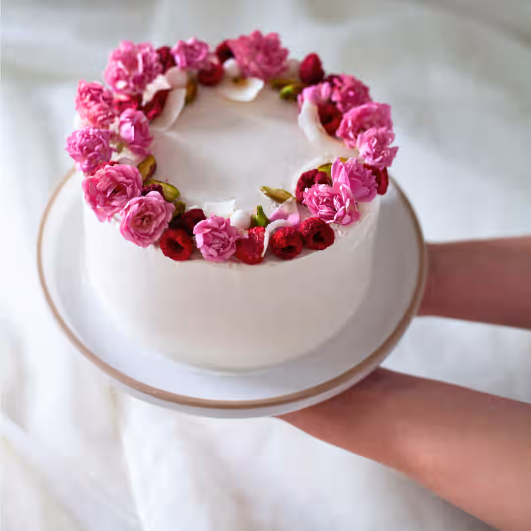 Edible Rose For Sale - 100ml - Beautiful Cake Decoration Girl Baby Shower Pink Gender Reveal