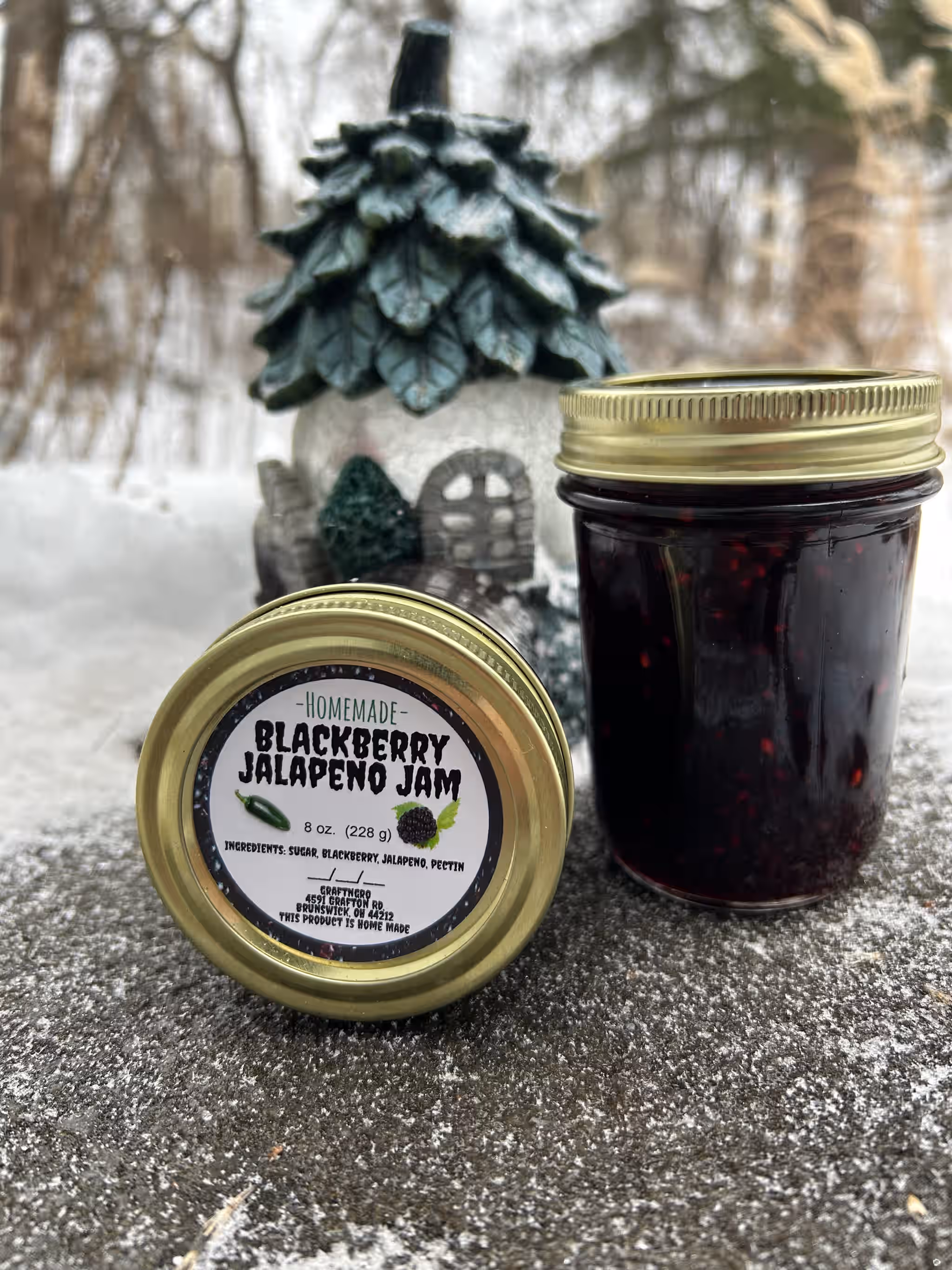 Blackberry Jalapeno Jam