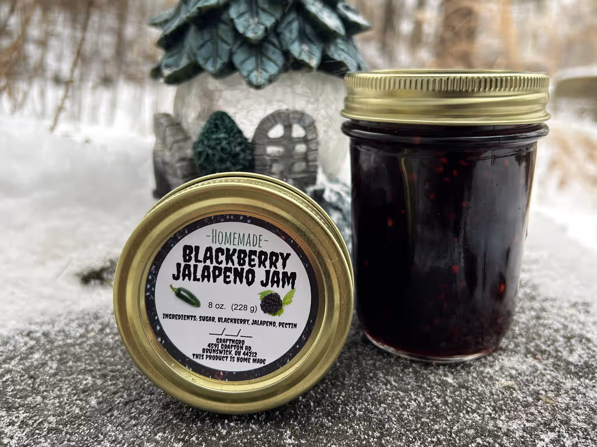 Blackberry Jalapeno Jam