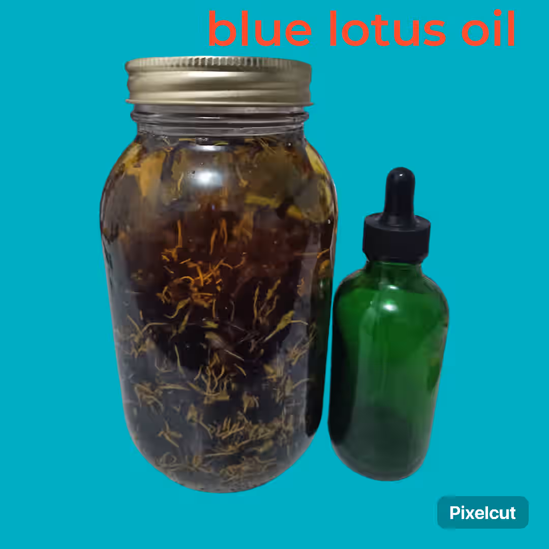 Blue lotus oil