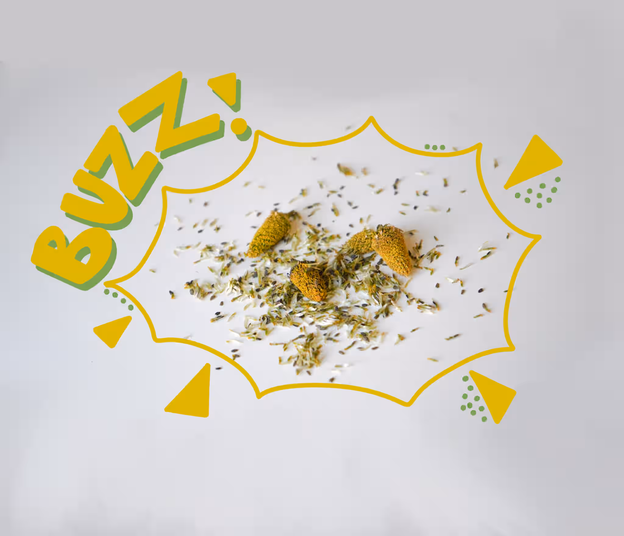 Organic Buzz Buttons