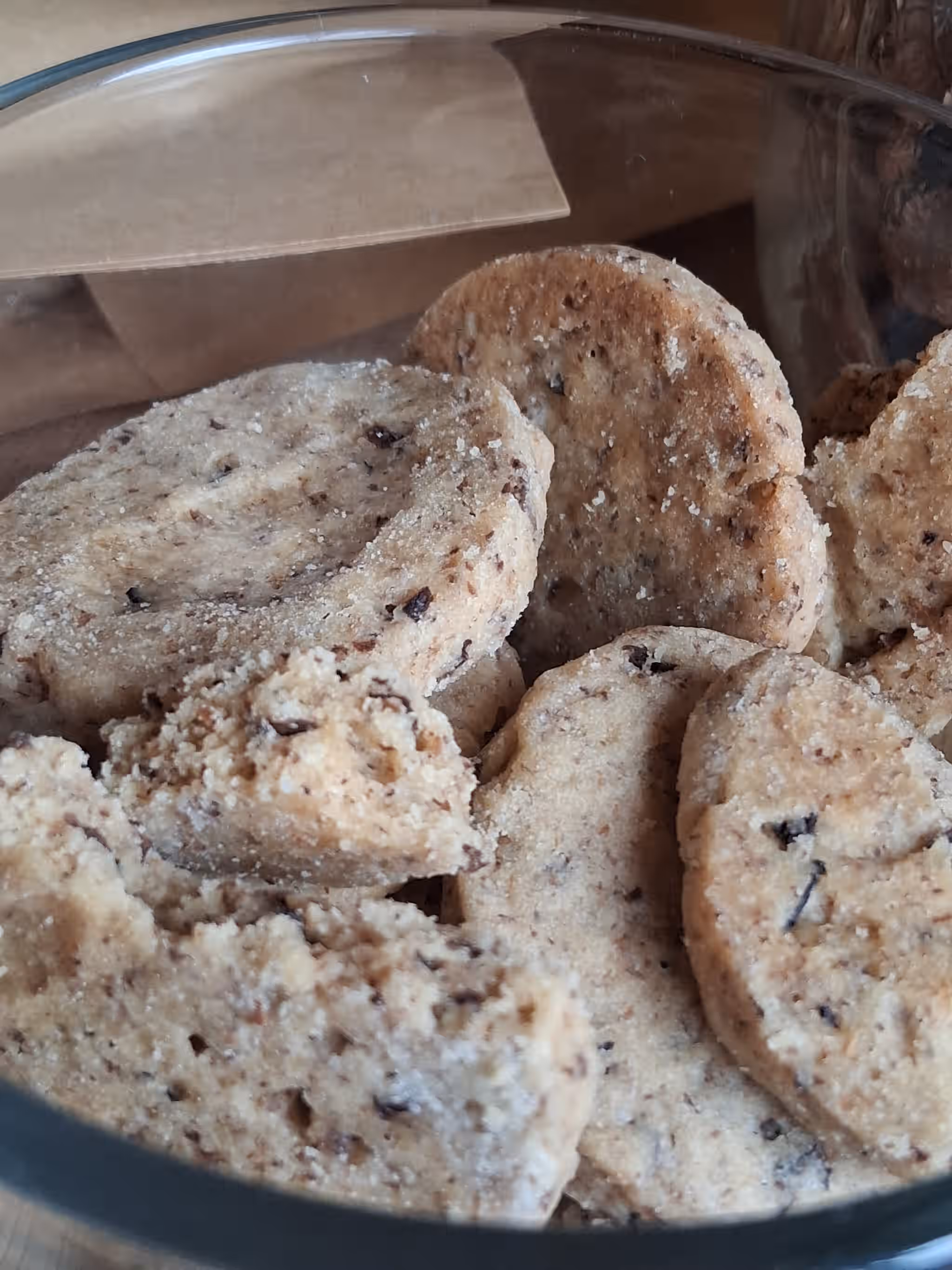Candy Cap Mushroom Mini Cookies