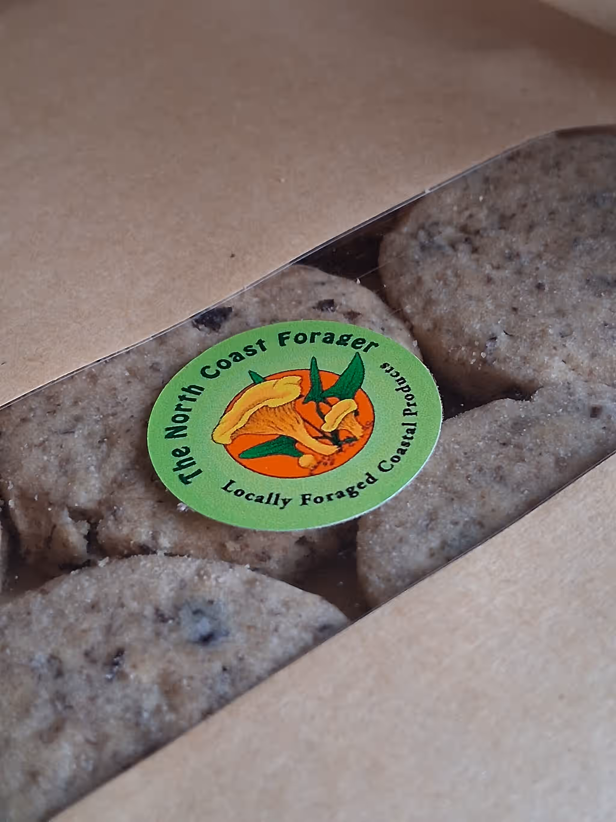 Candy Cap Mushroom Mini Cookies