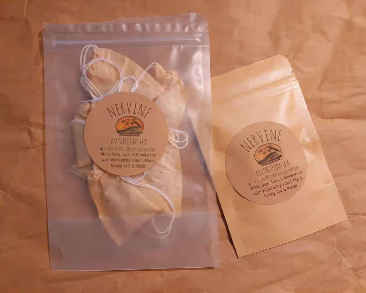 Nervine Blend - Functional Mushroom & Botanical Adaptogen Tea Blend