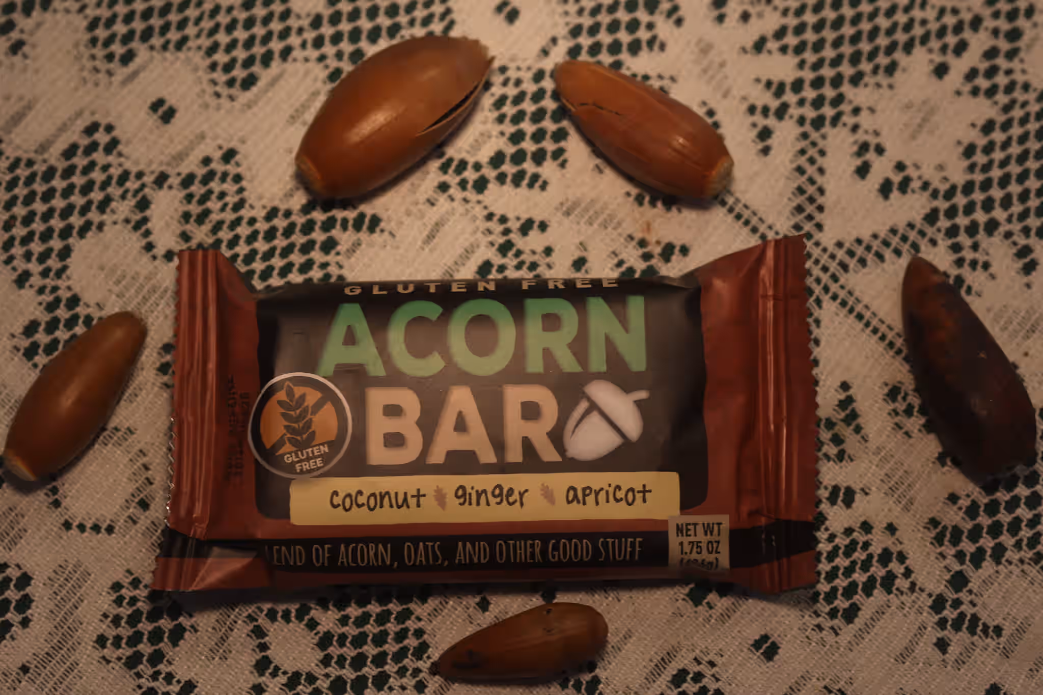 Acornbar - Coconut, Apricot, Ginger 6 pack