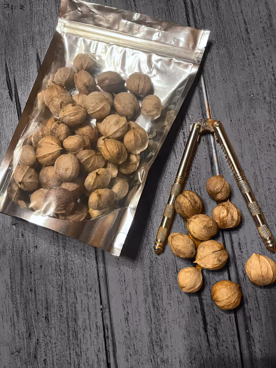 1 pound Wild Foraged Shagbark Hickory Nuts | Hand gathered | Woods gathered | In Shell | Pennsylvania 2025