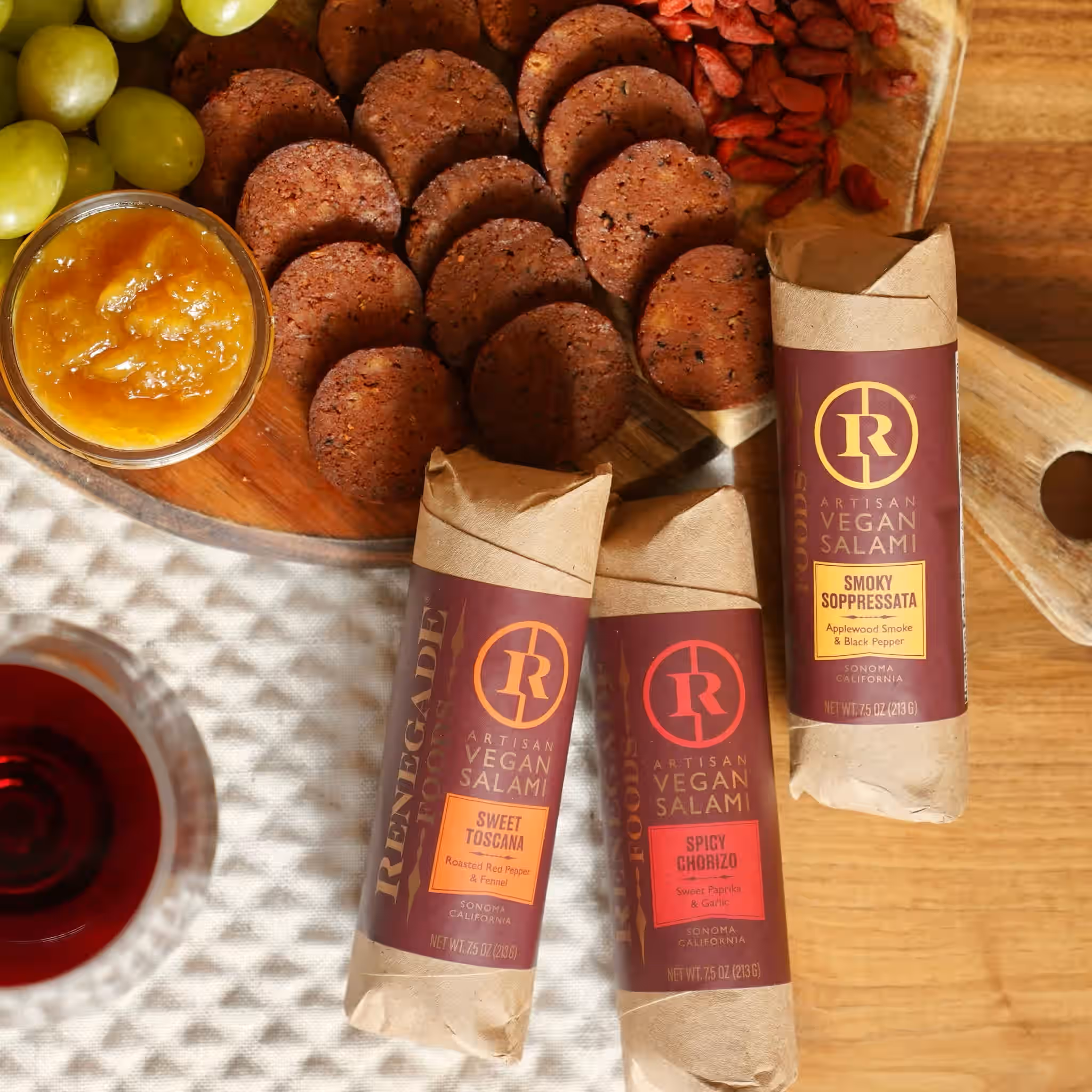 Plant-Based Italian/Spanish Salami 3-Pack