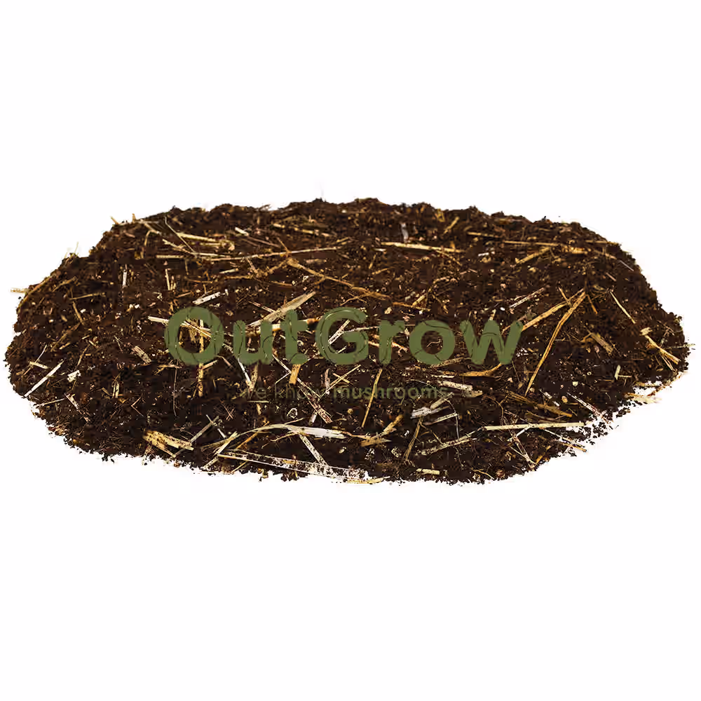 50/50 Horse Manure and Straw Mushroom Substrate (5lb Bag)