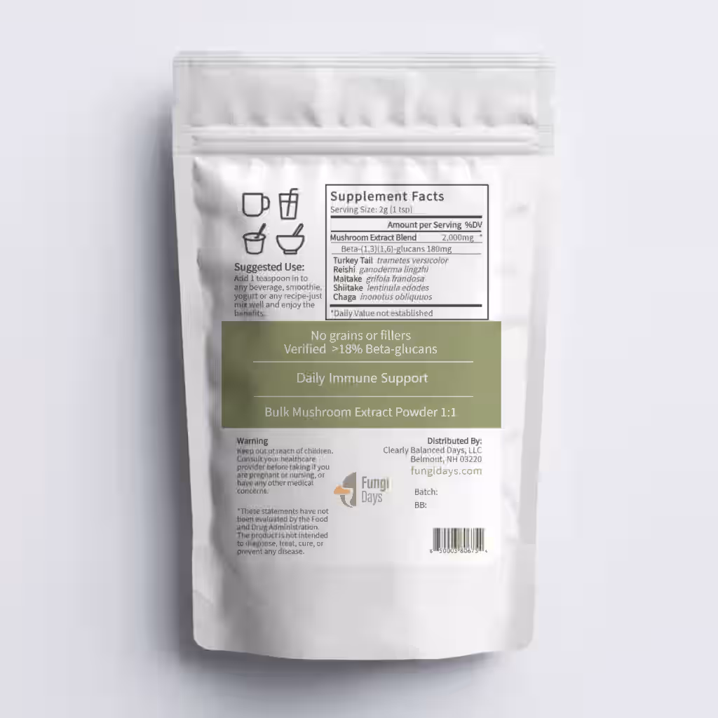 Daily Shield Immunity Blend Mushroom Powder