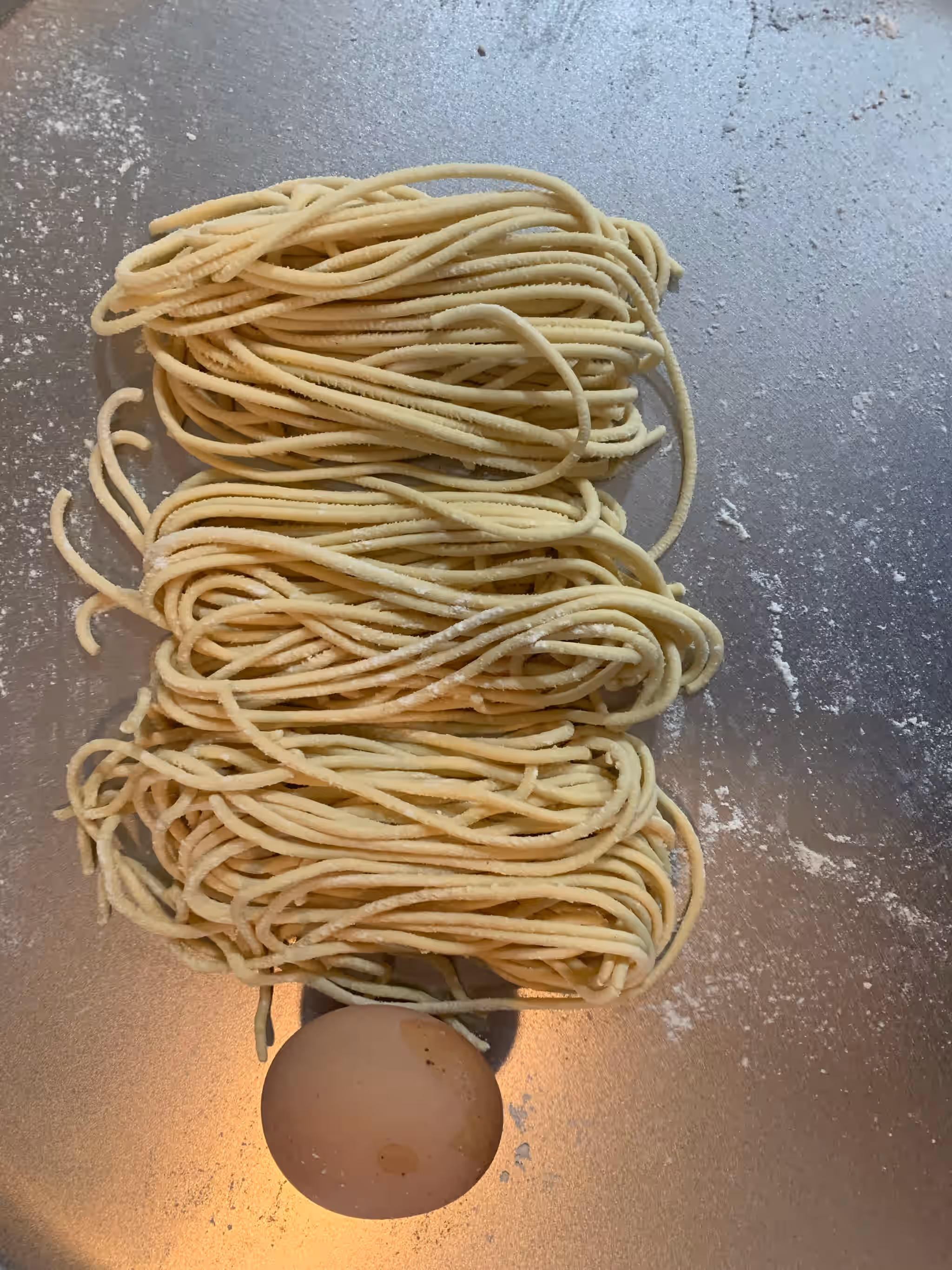 Made-To-Order Farm Fresh Egg Bigoli (Thick Spaghetti)