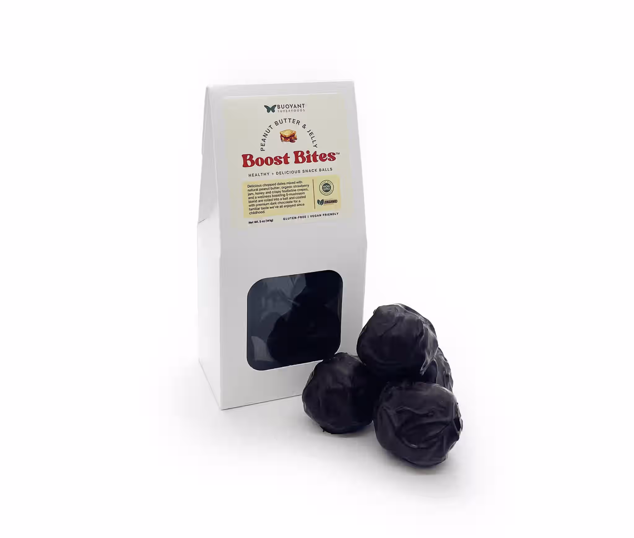 Peanut Butter & Jelly BOOST BITES Snack Balls