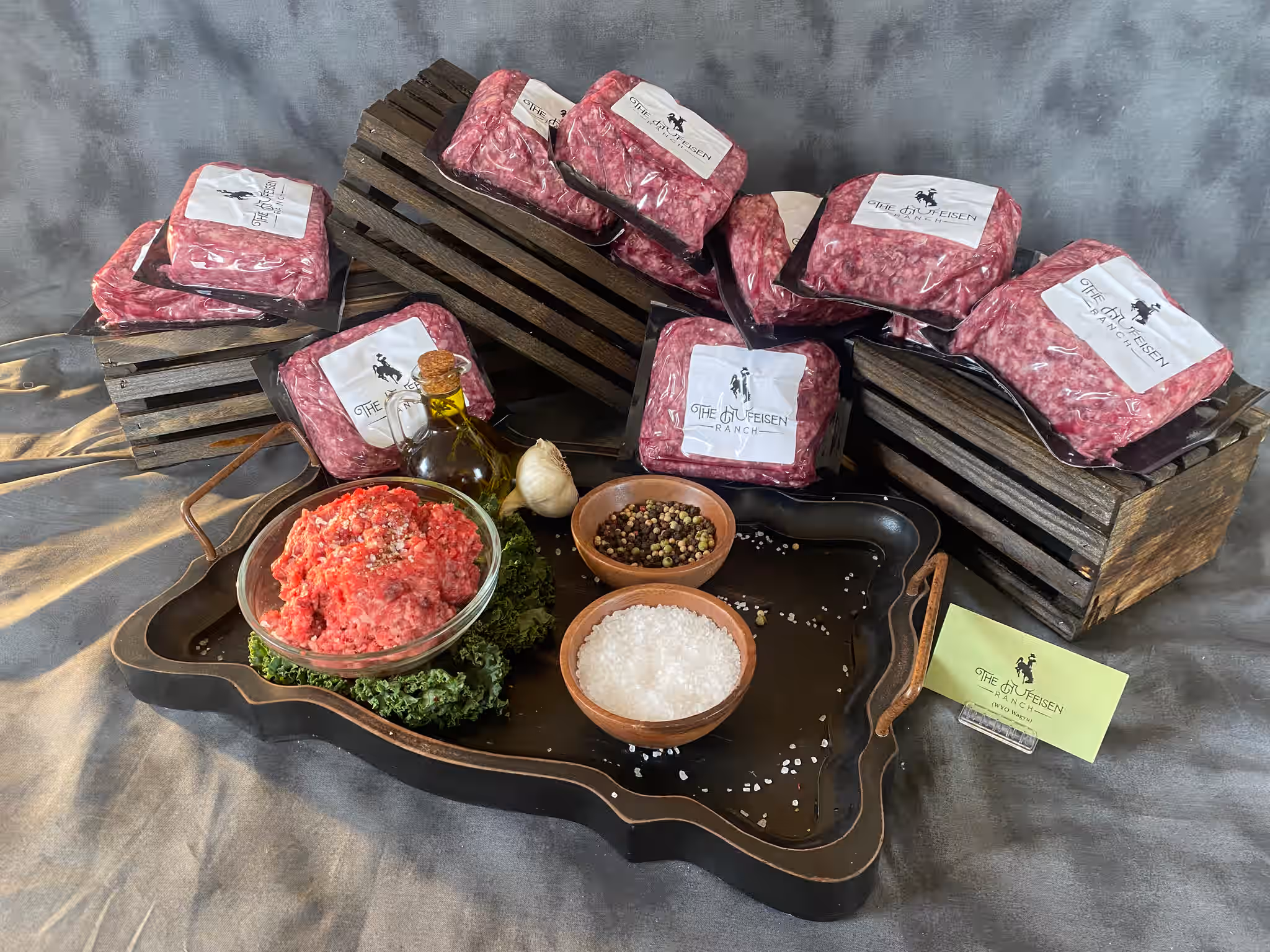 100% All-Natural Grass-Fed Wagyu Ground Beef Bundle (10, 20, & 50 lbs Bundles)