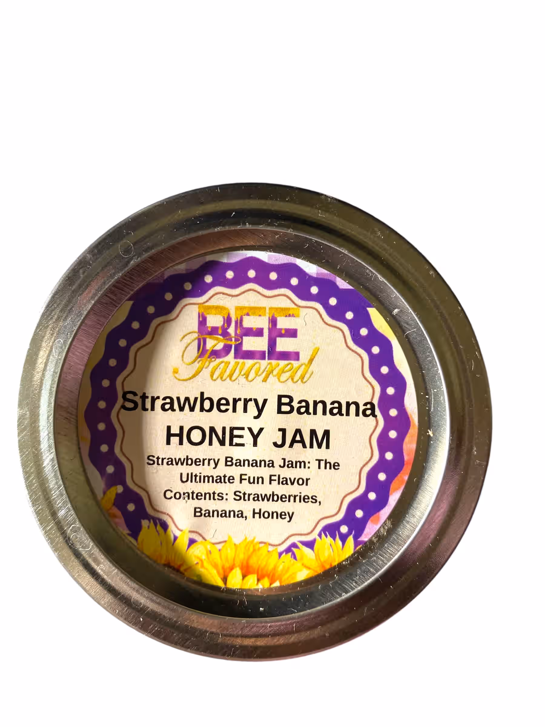 Strawberry Banana Honey Jam - Homemade