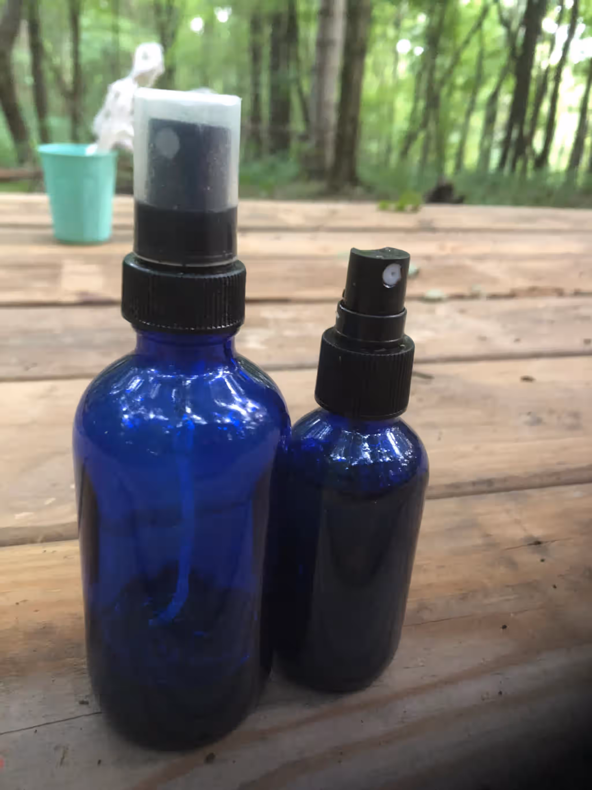bug off bug spray- yarrow tincture + peppermint essential oil