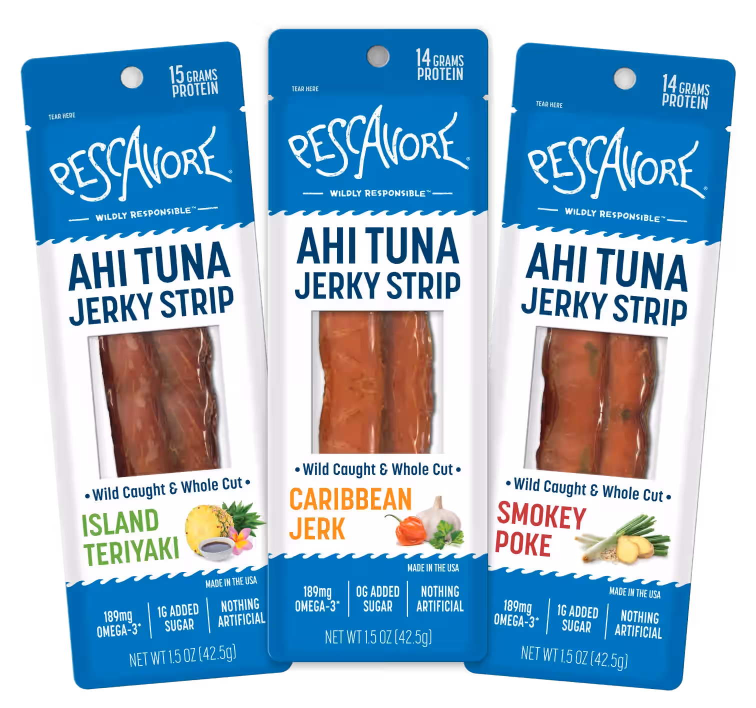 3 PACK TUNA JERKY SAMPLER
