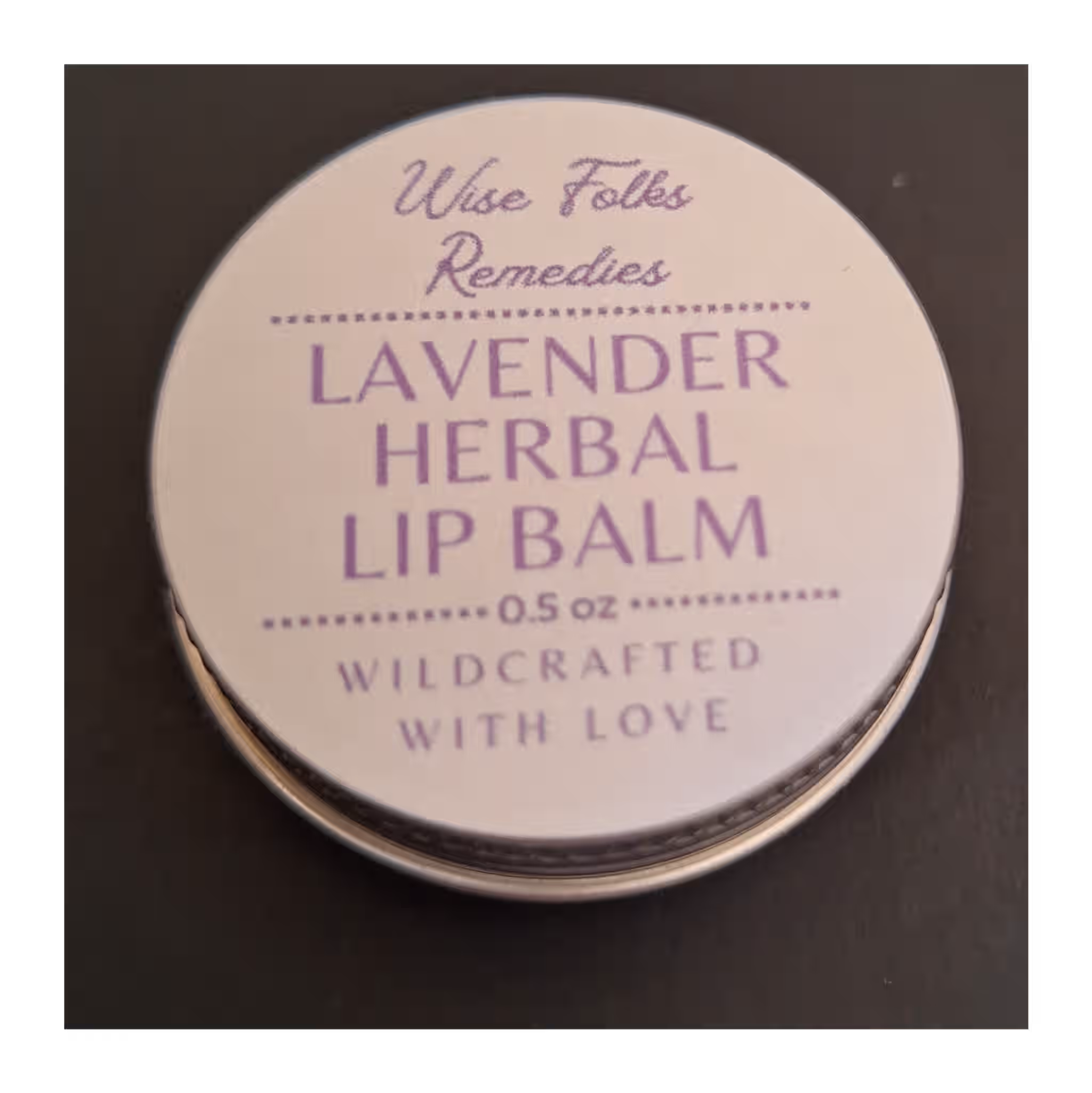 0.5 oz Lavendar Lip Balm