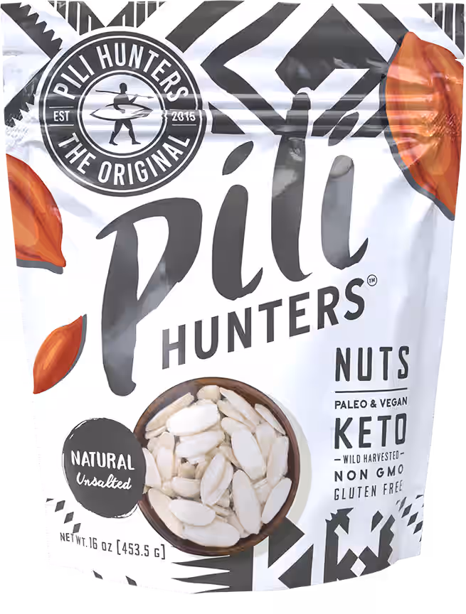 Pili Hunters‚Ñ¢ Unsalted (Plain) Pili Nuts