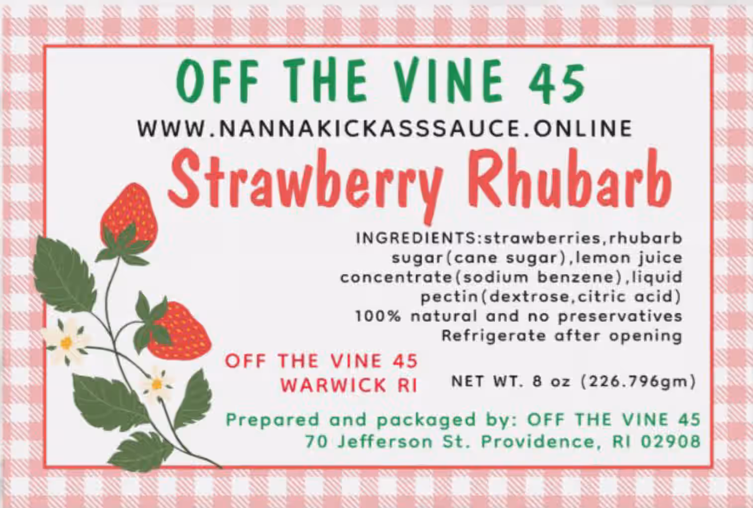 Strawberry Rhubarb 🍓🍓🍓