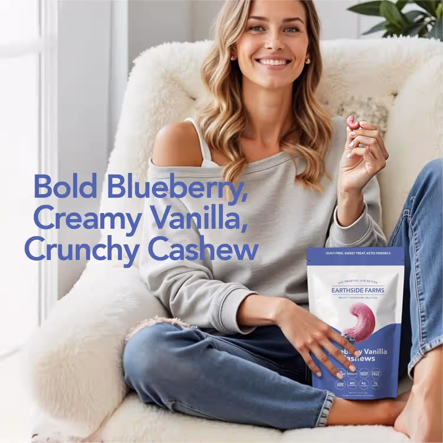 Blueberry Vanilla Cashews 6 Blueberry Vanilla Cashews