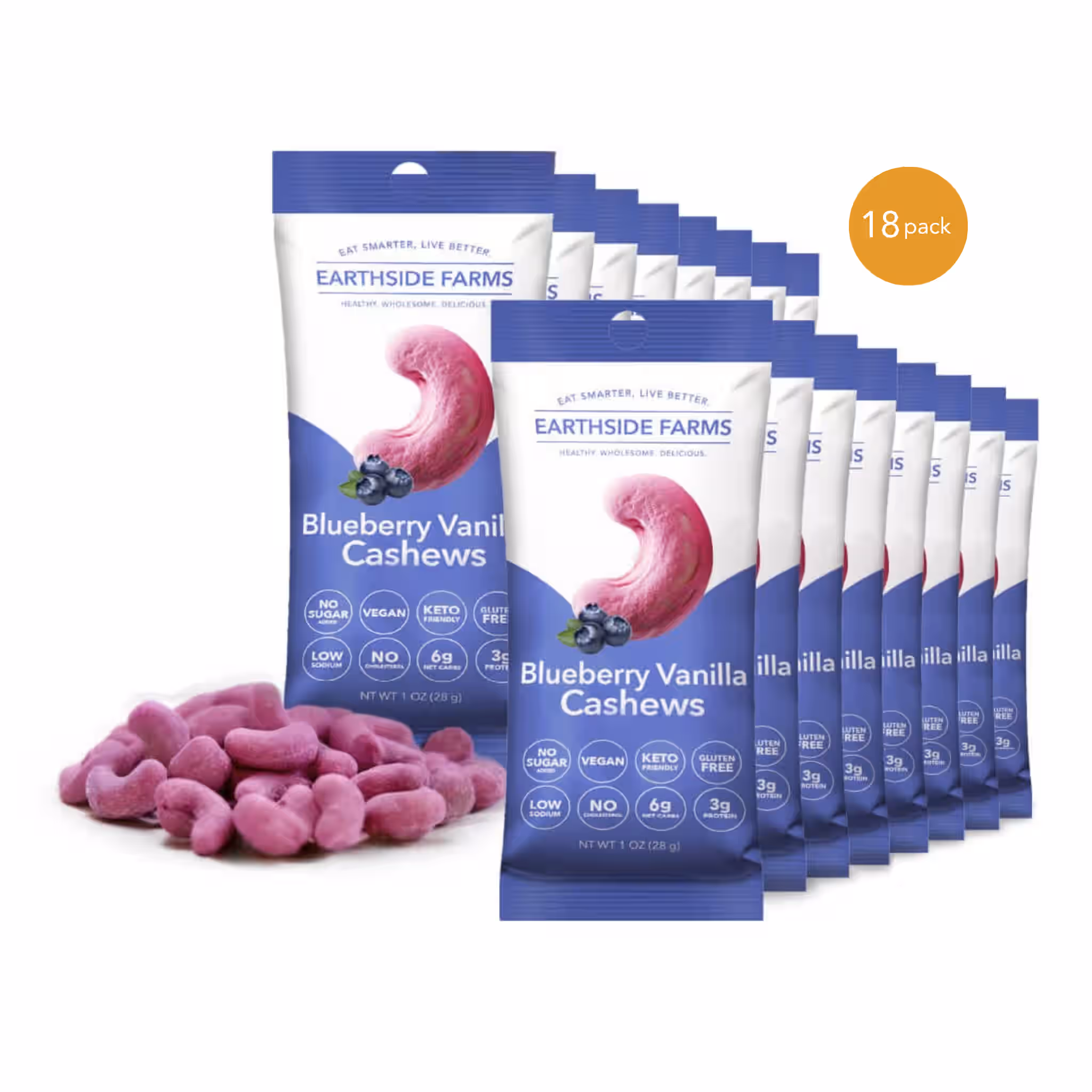 Blueberry Vanilla Cashews 8 Blueberry Vanilla Cashews