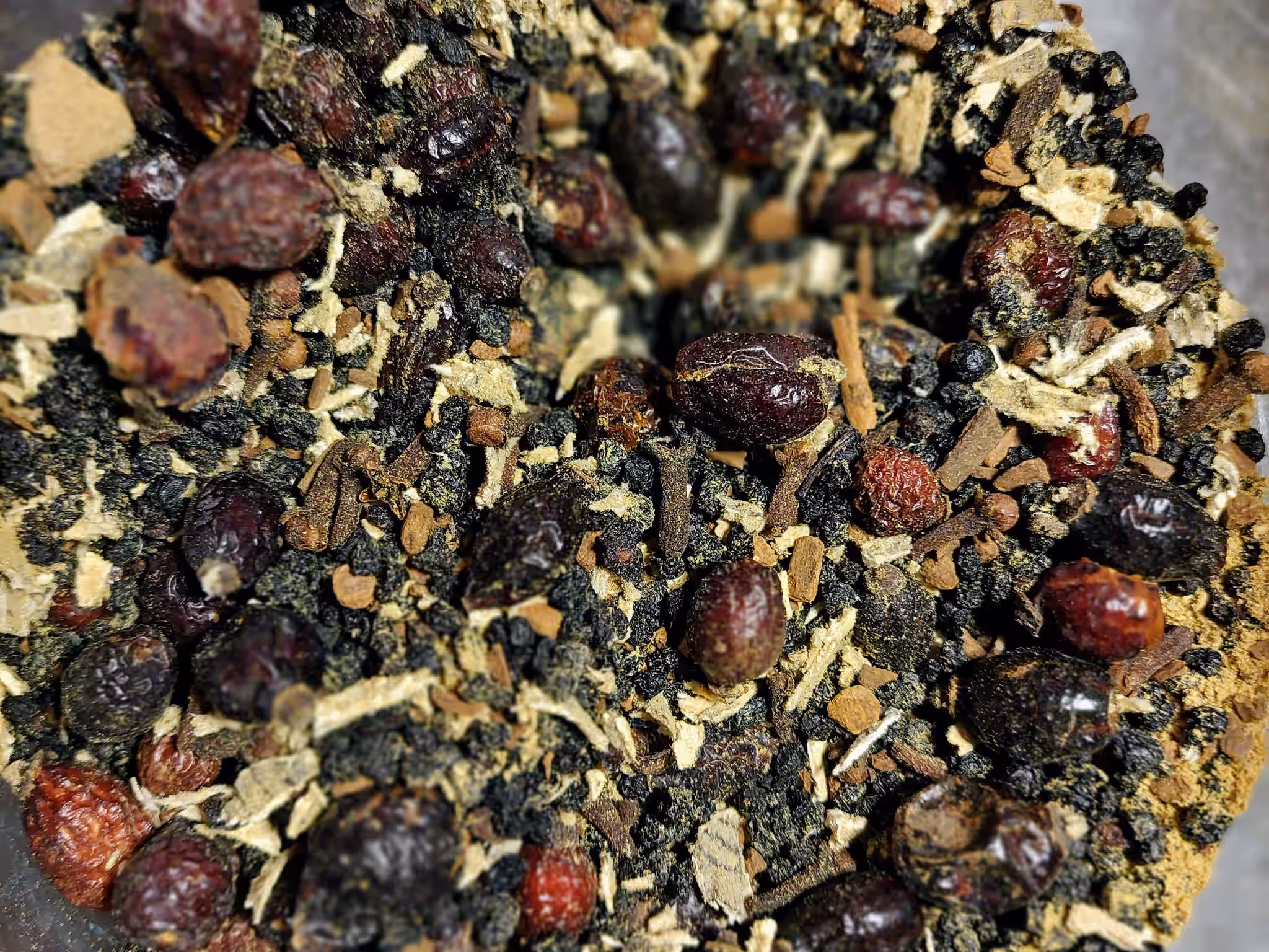 Elderberry Tea with Turkey Tail