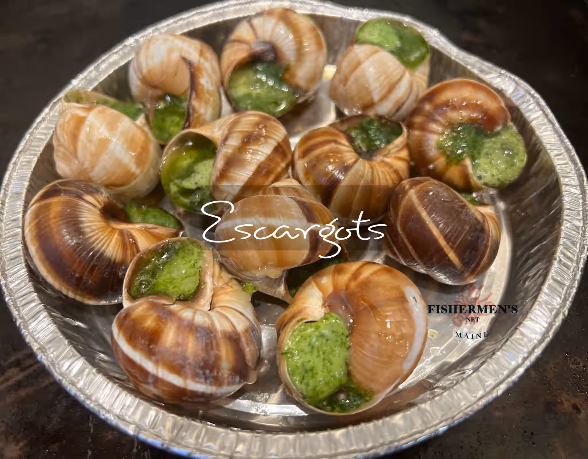 Escargots with Garlic & Parsley Butter