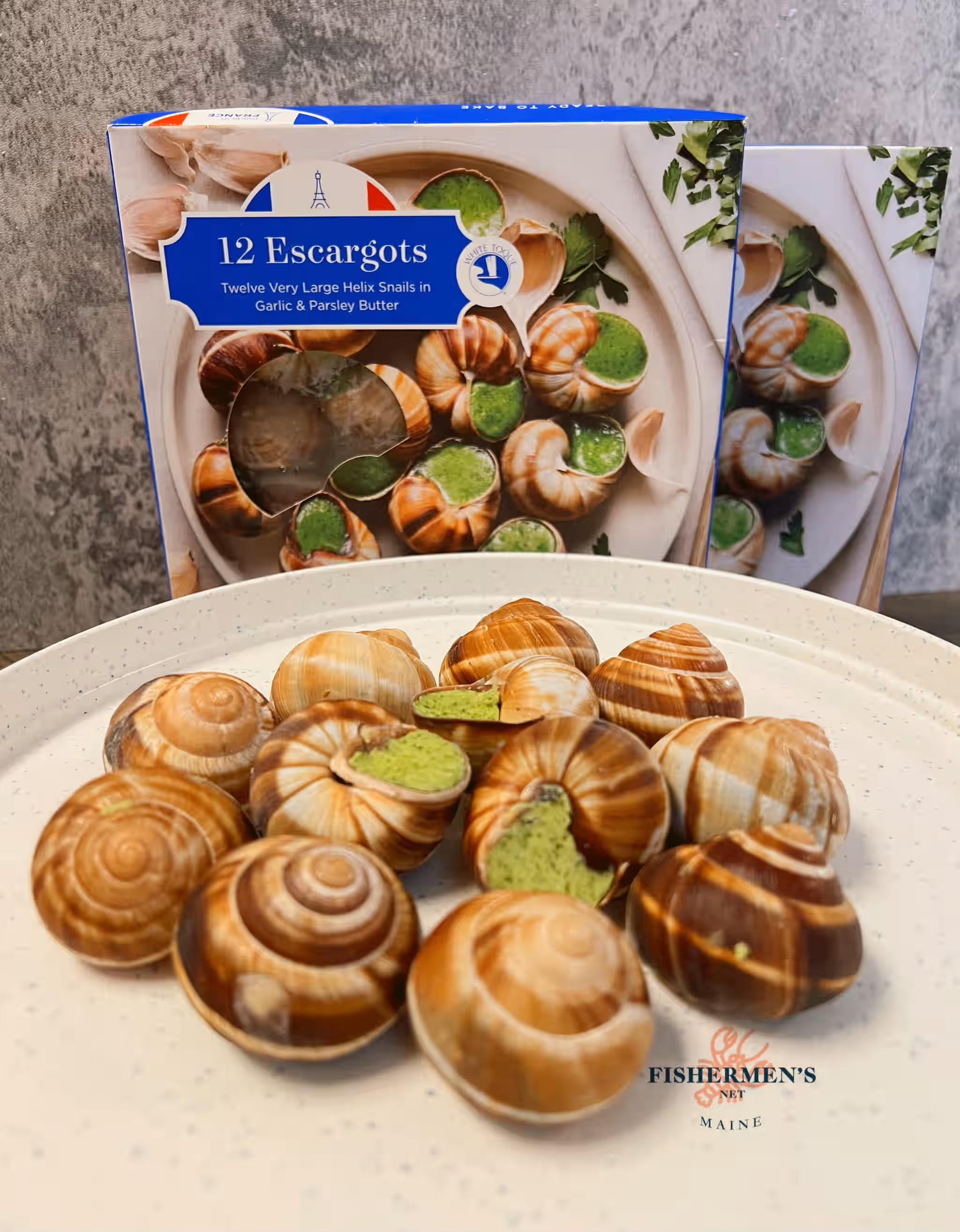 Escargots with Garlic & Parsley Butter